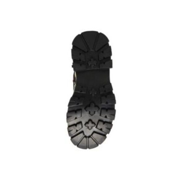 BETSEY JOHNSON Womens Black 1" Platform Johnny Toe Block Heel Boots Shoes 7.5 M - Picture 4 of 4